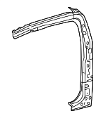 6150204909 - Body: Lock Pillar for Toyota: Tacoma Image