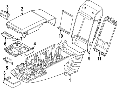 Rear Seat Components for 2024 BMW i7 #3