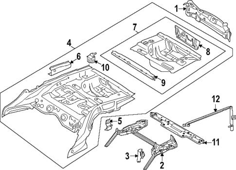 Rear Body for 2014 BMW 650i xDrive #0