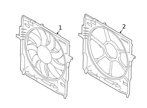Cooling Fan for 2017 BMW 650i Gran Coupe #0