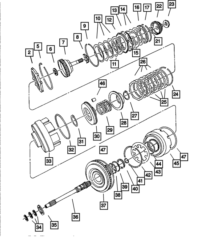 4531678 - Automatic Transaxle 4 Speed: Clutch Disc for Mopar Image