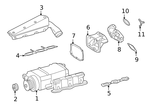 Supercharger & Components for 2003 Mercedes-Benz C32 AMG #0