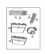 1WA56DX9AA - Interior Trim: Media System Monitor for Mopar Image