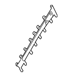 8W8810219 - Body: Reinforcement for Audi: A5 Sportback, RS5 Sportback, S5 Sportback Image