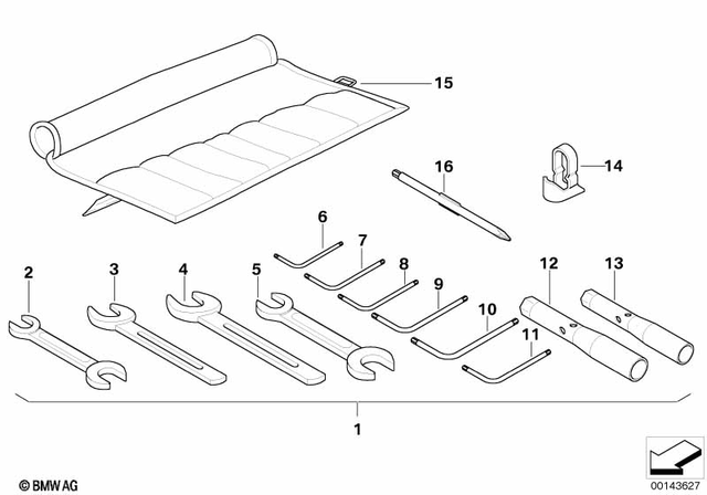 71117723942 - : Torx Wrench - 30 for BMW-Motorrad Image