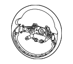 56111CV300DFS - Steering: Steering Wheel for Kia: Niro, Niro EV Image