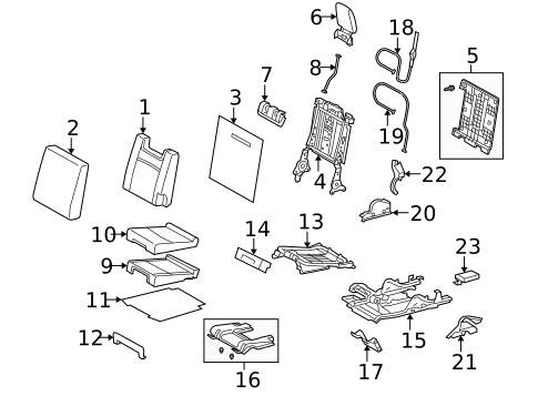 Third Row Seats for 2022 Lexus GX460 #0