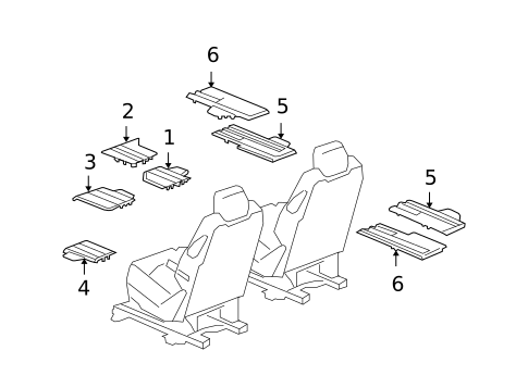Tracks & Components for 2011 GMC Acadia #1