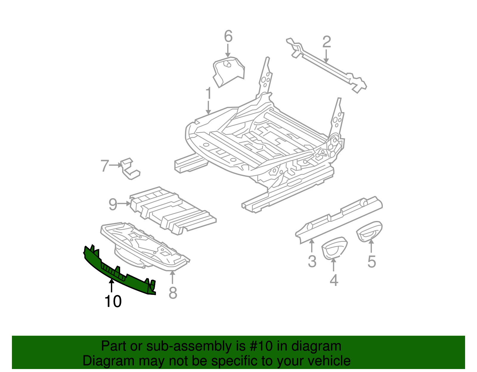 Seat Trim Panel - BMW (52-10-6-958-668)
