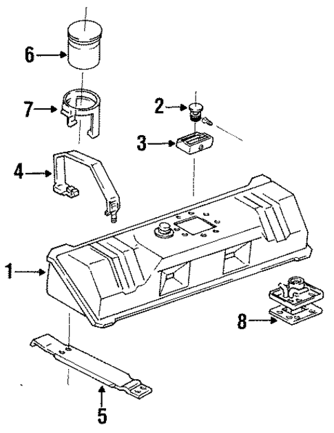 Fuel System Components for 1985 Chevrolet Corvette #0