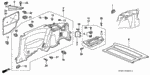 90344692003 - Interior/Bumper: NUT, CLIP (6MM) for Honda Image