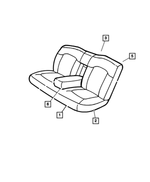 QZ381L2AA - : Rear Seat Back for Mopar Image