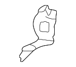 6114153011 - Body: Rocker Panel Molding Extension for Lexus: IS300 Image