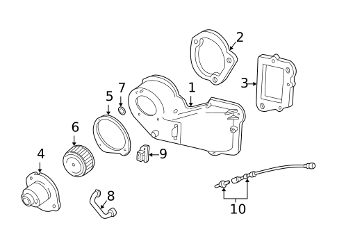 Blower Motor & Fan for 2003 Mazda B3000 #0