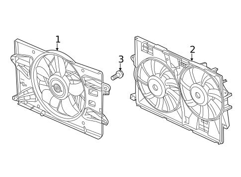 Cooling Fan for 2018 Jeep Cherokee #0