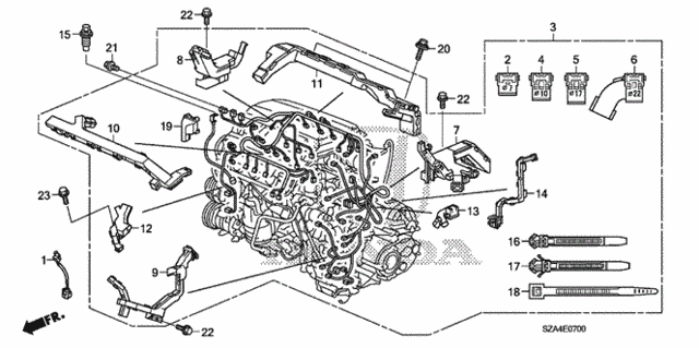 Engine Wire Harness for 2013 Honda Pilot #0