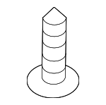 8301D024 - : Bracket Screw for Mitsubishi: Outlander, Outlander PHEV Image