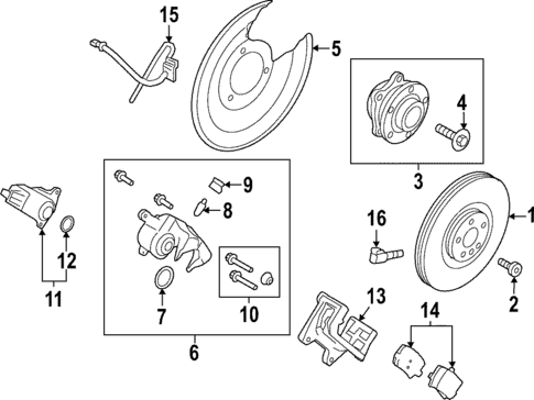 Rear Brakes for 2025 Volvo EC40 #0