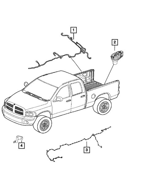 Wiring-Body and Accessories for 2018 Ram 1500 #0