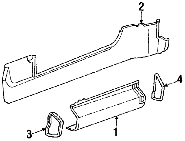 41218108444 - Body: Outer Rocker for BMW Image