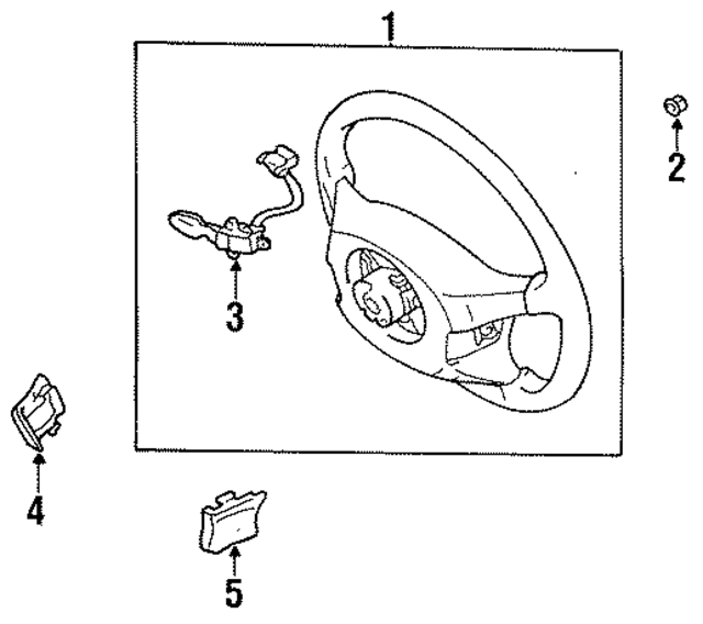451002B490C0 - : Steering Wheel for Toyota Image