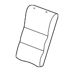 5W4Z5466600CAA - Body: Seat Back Cover for Lincoln: LS Image