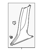 23354908 - Body: Lower Center Pillar Trim for GM Image