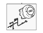 8W0880201BE6PS - Electrical: Driver Air Bag for Audi: A5 Quattro, RS5, RS5 Sportback, S4, S5, S5 Sportback Image