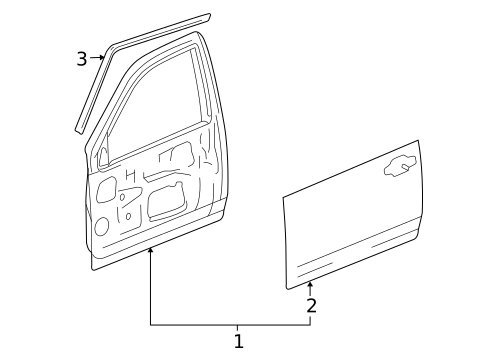 Door & Components for 2006 Isuzu i-350 #0