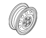 4321062G1009L - Suspension: Wheel, Steel for Suzuki Image