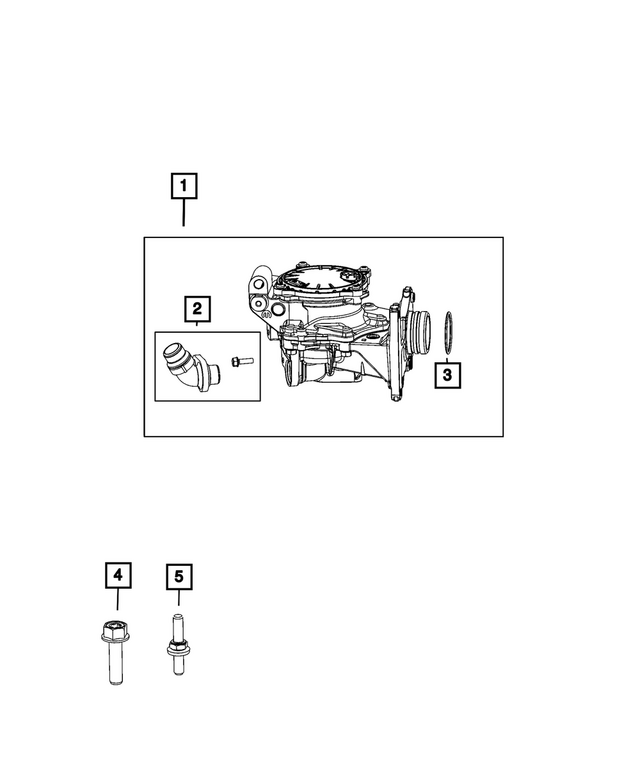 6511573AA - Cooling: Hex Head Bolt for Mopar Image