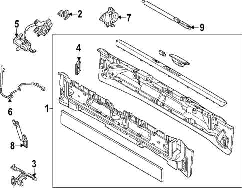 Gate & Hardware for 2025 Ford Expedition #0