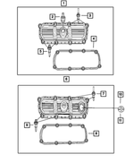 4648973AA - Engine 3.8L Six Cylinder: Pcv Valve for Mopar Image