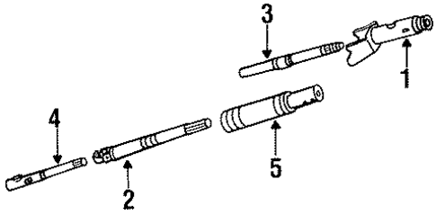 Shaft & Internal Components for 1985 Nissan 200SX #0