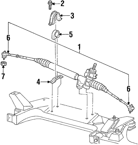 Steering Gear & Linkage for 1998 Dodge Neon #0