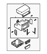 EF91669R0 - Body: Radio for Mazda: Tribute Image