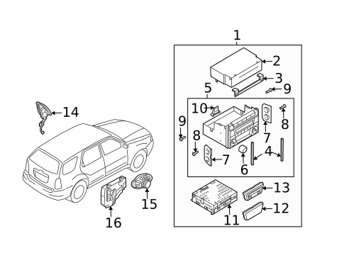 Sound System for 2005 Mazda Tribute #0