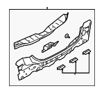 79110JM00C - Body: Rear Body Panel for Nissan Image