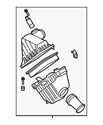 6F9Z9600AB - Engine: Air Cleaner Assembly for Ford: Five Hundred, Freestyle | Mercury: Montego Image