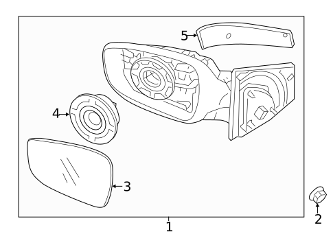 Mirrors for 2017 Hyundai Elantra GT #0