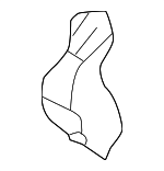 74212S9A000 - Body: Hinge Cover for Honda: CR-V Image