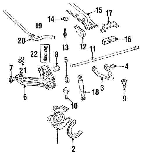 Suspension Components for 1993 GMC C3500 Pickup #0