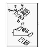 92151AJ02AME - Body: Map Lamp for Subaru: Legacy, Outback Image