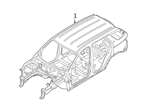 Body Shell for 2023 Land Rover Discovery Sport #0