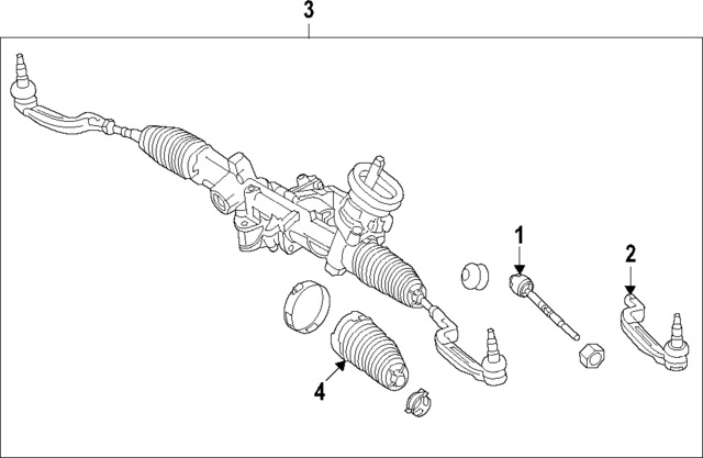 490016SA0E - : Rack And Pinion Assembly for Nissan Image
