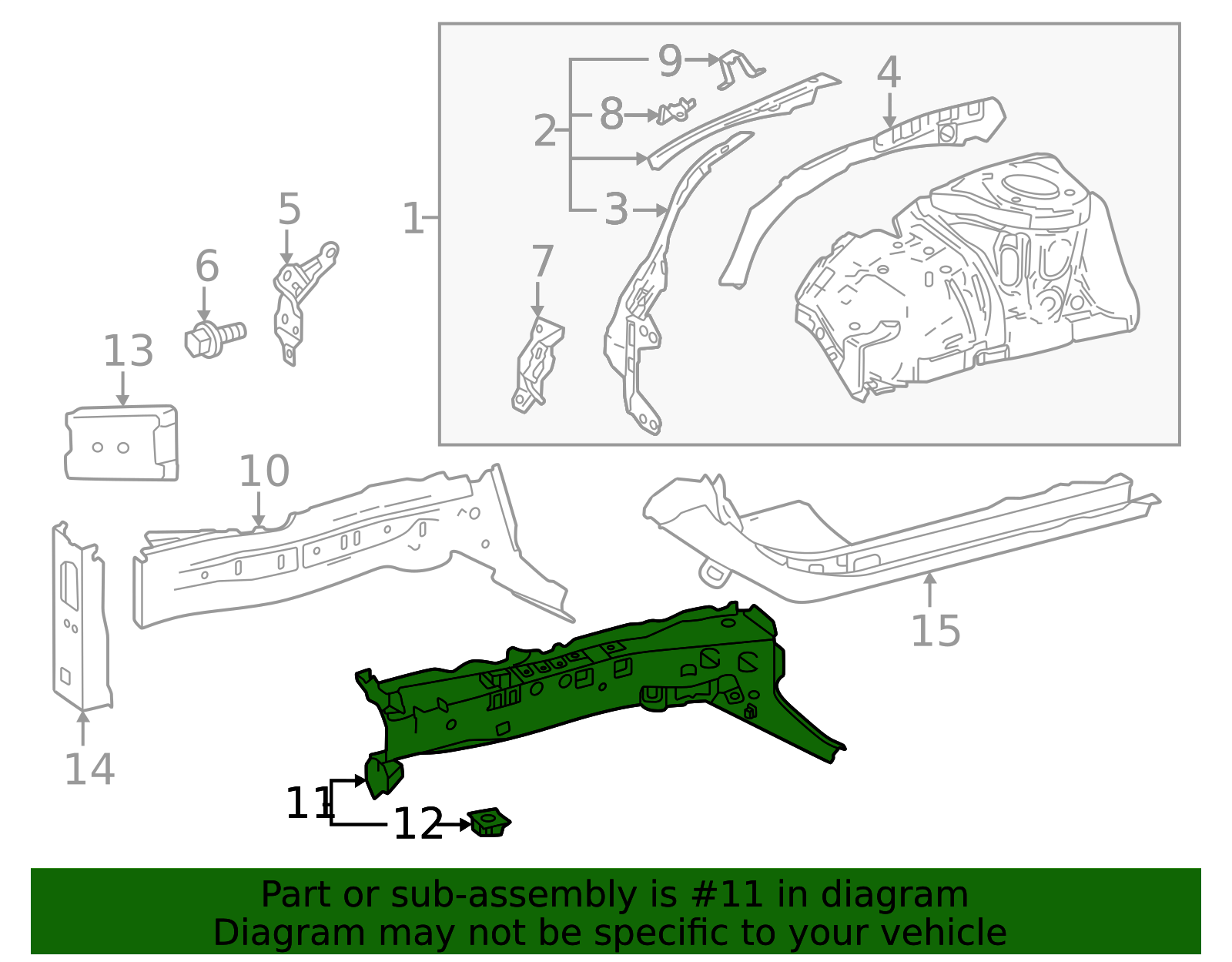 Frame Side Member 57027-12020 | OEM Parts Online