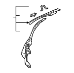 5370712100 - Body: Upper Rail Assembly for Toyota: GR Corolla Image