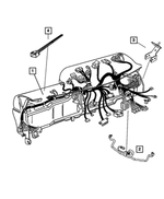 56055711AD - Electrical: Instrument Panel Wiring for Dodge: Ram 1500, Ram 2500, Ram 3500 Image