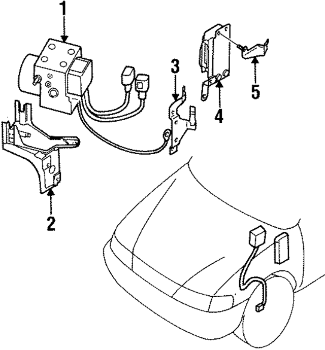 478450L710 - Electrical: Bracket for INFINITI: I30 Image