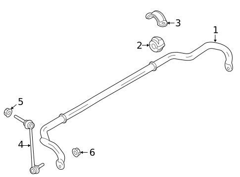 Stabilizer Bar & Components for 2014 Porsche Boxster #0